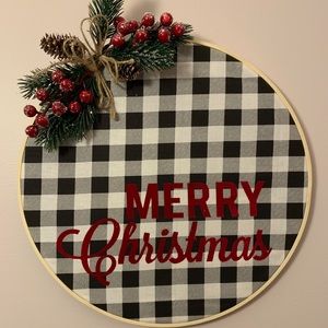 Embroidery Hoop Wreath